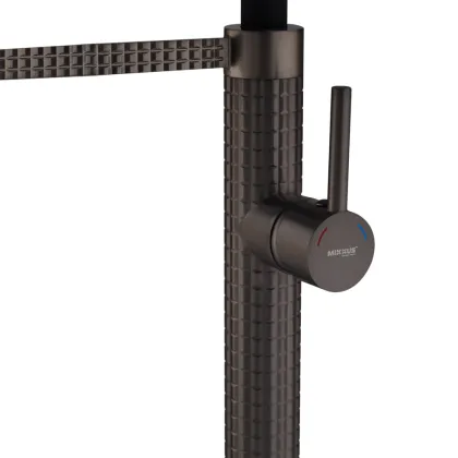 Змішувач для кухні Mixxus Premium Oliwer 017 GRAPHITE REFL.BLACK (MI6967) — Photo 7