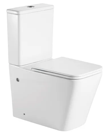 Чаша унітазу-компакту Mixxus Premium Quadro-0402-R Bowl 675х390х855 Rimless без сидіння (MI8340) — Photo 4