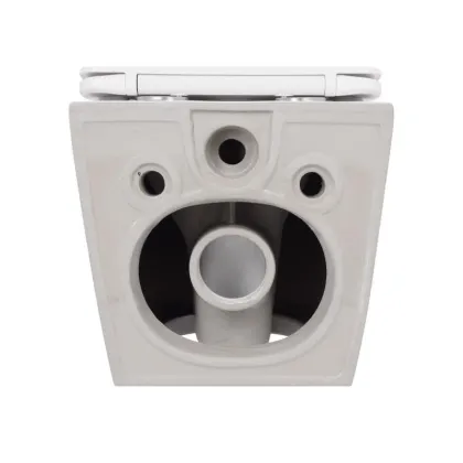 Унітаз підвісний Qtap Robin New Ultra Quiet безобідковий з сидінням Soft-close WHITE QT13332381АSW — Photo 5