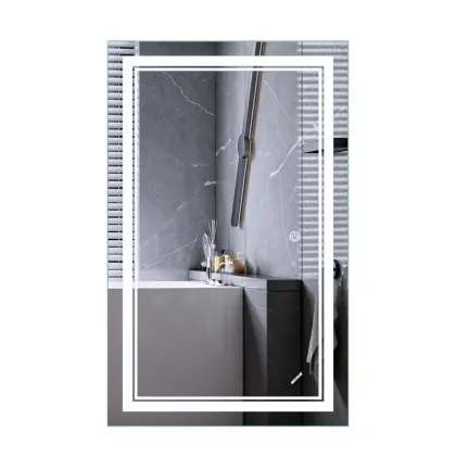Дзеркало Mixxus Premium QUADRO MR20-50x80-Reverse з Led Touch, Anti-fog, димером, регулятором яскравості (MP6620)