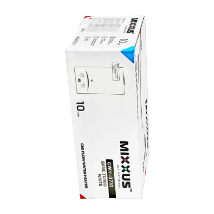 Газова колонка Mixxus GWH-0710 BASIC TURBO WHITE турбована 10 л/хв (WH0028) — Photo 1