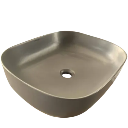 Раковина накладна Mixxus Premium DIVERSE-0115 GRAY 490x395x135mm (MP6650) — Photo 1