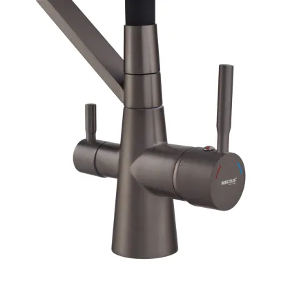 Змішувач для кухні Mixxus Premium Magnet 021 GRAPHITE REFL.BLACK (MI6975) — Photo 1