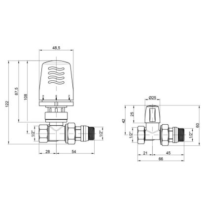 Термокомплект Icma 1/2&quot; з антипротіканням №KIT_1100+775-940+815-940 — Photo 1