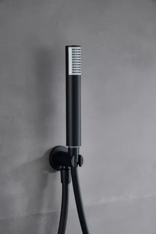 IMEX MONZA MATT BLACK Набір для душу, чорний матовий — Photo 1