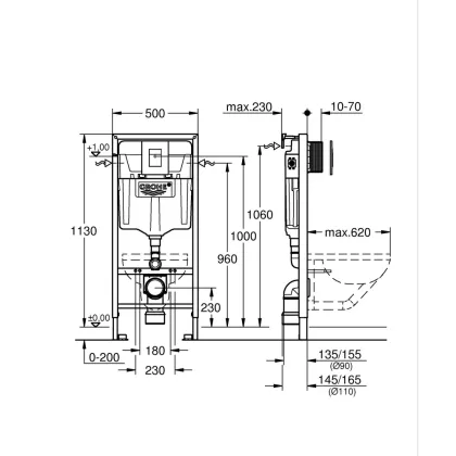 Комплект Grohe Set Унітаз TOPPER-0302-T3 + Інсталяція Grohe Rapid SL 38772001 (38772001TOPPER0302T3) — Photo 16