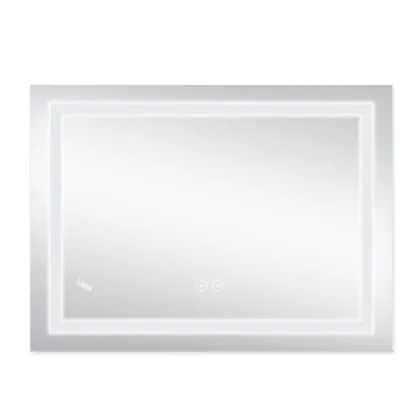 Дзеркало Lidz Kubis 700х800 з LED-підсвічуванням Touch, з антизапотіванням, з димером, рег. яскравості Reverse LD78LF9048070 — Photo 3