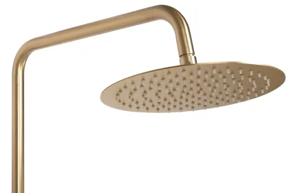 Душовий гарнітур REA VINCENT BRUSHED GOLD матове золото з термостатом — Photo 7