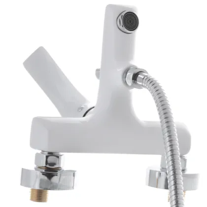 Змішувач для ванни з коротким виливом Mixxus Premium Eva 009 Euro Білий (MI5811) — Photo 3