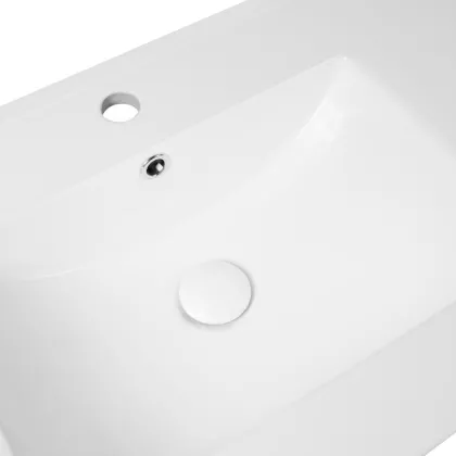 Раковина підвійна Qtap Albatross ED 1200х460х180 White з донним клапаном QT01119120EDW — Photo 4