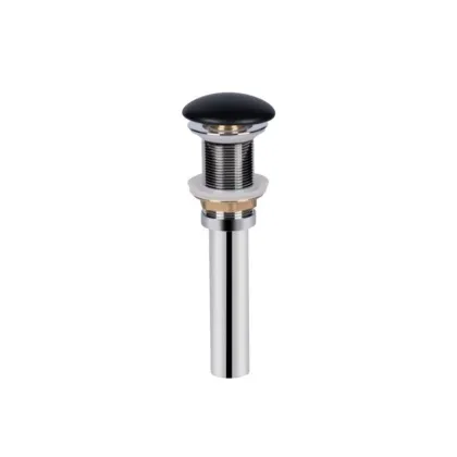Комплект Qtap Tern: Раковина накладна прамокутна 500х350х145 мм Matt Black + Донний клапан PU03 — Photo 5