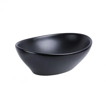 Раковина-чаша Qtap Dove 410х335х145 Matt black QT063078MBMBN — Photo 3
