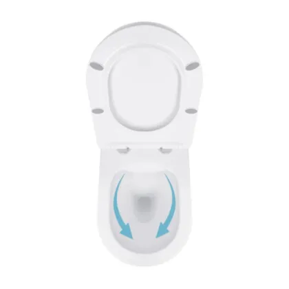 Готове рішення Qtap для ванної кімнати: підвісний унітаз Jay Rimless 520x360x320 + комплект інсталяції Standard (лінійна клавіша White) — Photo 5
