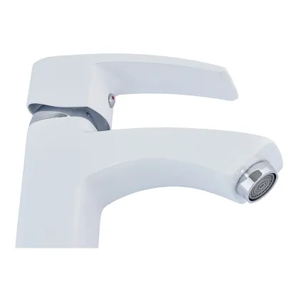 Змішувач для умивальника Mixxus Magnum 001 (Nut) White-Chrome (MI6201) — Photo 1
