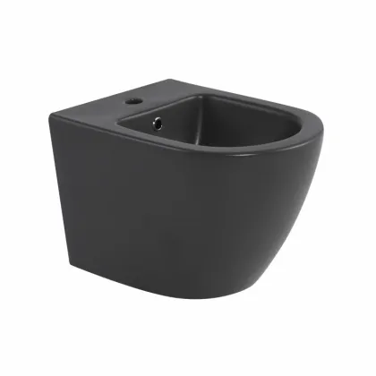 Біде підвісне Qtap Robin 515x370x350 мм, Anthracite QT13551381GAN
