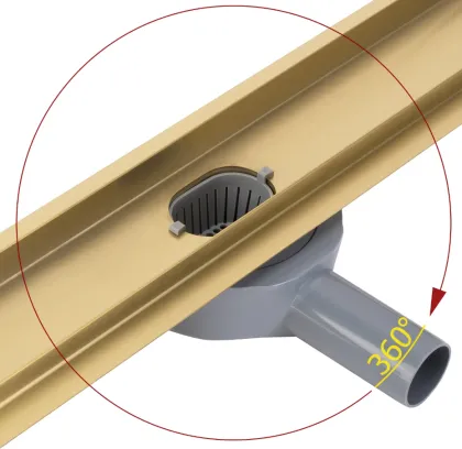 Трап для душу REA NEOX 70 PRO BRUSHED GOLD 2в1 матове золото — Photo 1