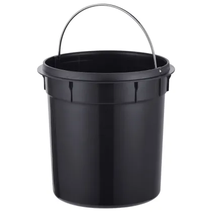 Відро для сміття з плавним закриттям кругле Mixxus Ellipse-TC0205 Brushed Gold 5л (колір матове золото) (MI8400) — Photo 14