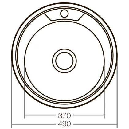 Мийка кухонна Zerix Z490-08-180E (Satin) (ZX1584) — Photo 2