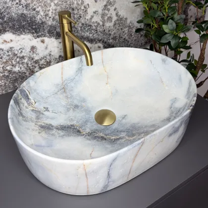 Умивальник (раковина) VBI VERONA 50 GRANIT GLOSSY накладний — Photo 2