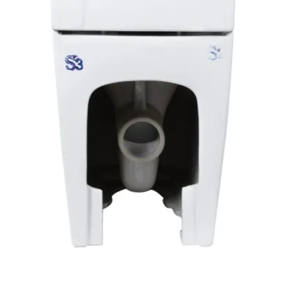 Чаша унітазу-компакту Mixxus Premium Quadro-0401-T1 Bowl 610х365х825 Tornado 1.0 без сидіння (MI8343) — Photo 1