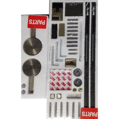 Двері в нішу Koer SR SD01-120x200-TR-07 прозоре скло Easy Clean 8мм, графіт (KR5378) — Photo 8