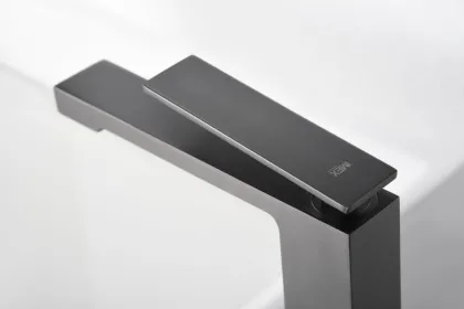 IMEX PISA BLACK GUN METAL Змішувач для умивальника, PVD графіт — Photo 2