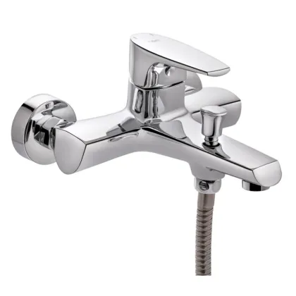 Змішувач для ванни Qtap Optima (з душовим гарнітуром) QTOPTCRM006 Chrome — Photo 2