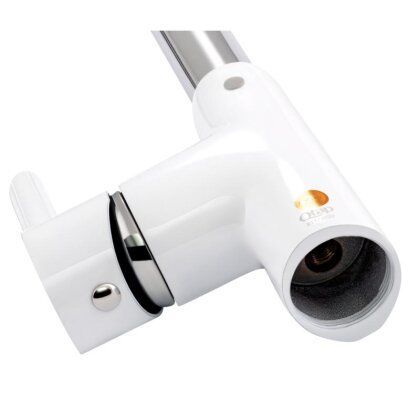 Змішувач для кухні Qtap Grand QTGRAWCR007F Chrome/White — Photo 2