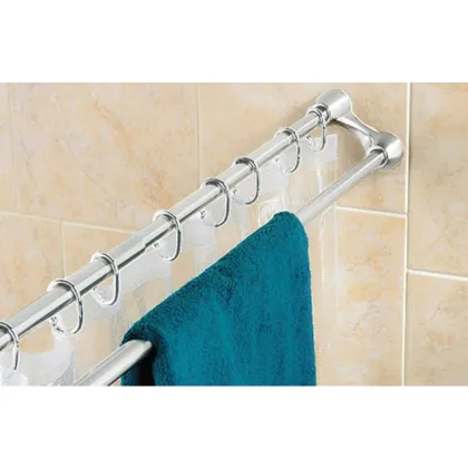 Штанга для шторки телескопічна з тримачем для рушників Mixxus CRA-D-125x225 125cm-225cm (алюміній) (БЛІСТЕР) (AC3589) — Photo 9