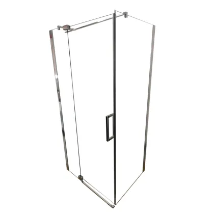 Душова кабіна без піддону Koer SR SC02-100x80x200-TR-01 прозоре скло Easy Clean 8мм, хром (KR5355) — Photo 4
