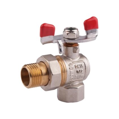 Кран кульовий &quot;Американка&quot; Valve 1/2&quot; ВЗ кутовий SV222W15