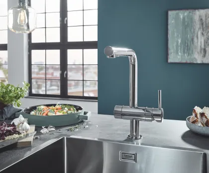 Мийка для кухні із нержавіючої сталі Grohe K700 (31726SD0) — Photo 5