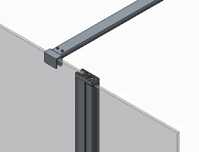 Душова перегородка Koer SR SP03-30x200-TR-01 Walk-In (рух.част) прозоре скло Easy Clean 8мм, хром (KR5399) — Photo 18