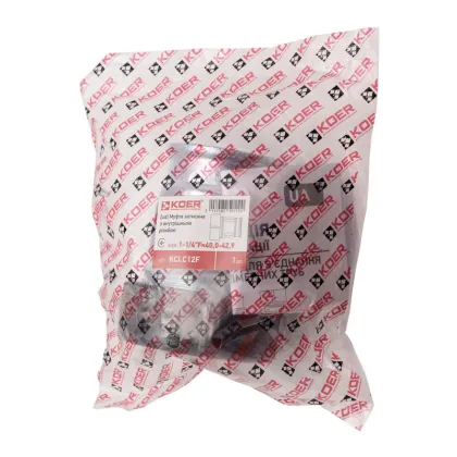 Муфта затискна з внутрішньою різьбою Koer KCI.C12F - 1 1/4"Fx40,0-42,9 (KR5911) — Photo 4