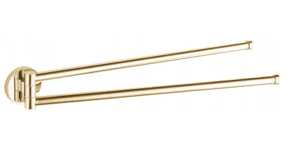 Вішалка для рушників VBI VENUS GOLD поворотна подвійна поворотна
