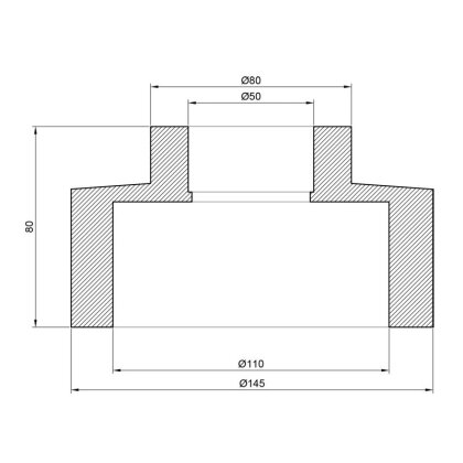 Муфта PPR Thermo Alliance 110х50 — Photo 1