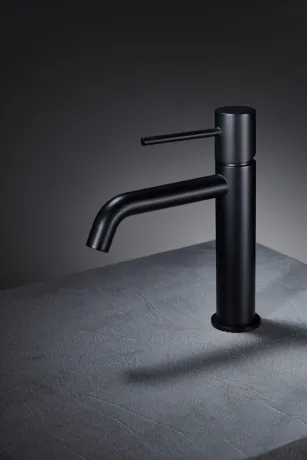 IMEX MONZA MATT BLACK Змішувач для умивальника, чорний матовий — Photo 2