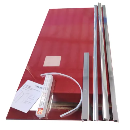 Бічна стінка до кабіни Koer SR SW05-90x200-TR-01 прозоре скло Easy Clean 6мм, хром (KR5407) — Photo 14