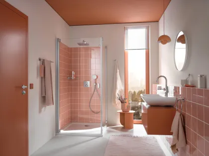 GROHTHERM  набор скрытого монтажа с верхним душем 250 , цвет хром — Photo 2