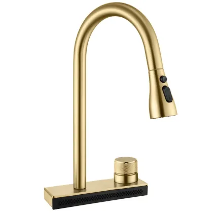 Змішувач для кухні REA CONOR BRUSHED GOLD матове золото