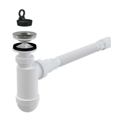 Сифон для умивальника d40 з гнучким з'єднанням (KollerPool) — Photo 1
