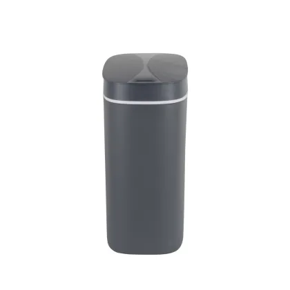 Відро для сміття сенсорне овальне Mixxus Flat-TC0109 Graphite 9 л колір графіт (MI7075) — Photo 1