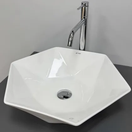 Умивальник (раковина) VBI ROCAZZO WHITE накладний