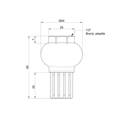 Донний клапан Icma 1/2&quot; №49 — Photo 1