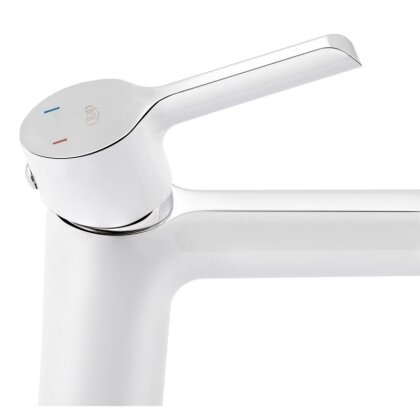 Змішувач для раковини Qtap Grand QTGRAWCR001F White — Photo 3