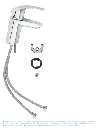 Змішувач для раковини S-розміру Grohe Eurosmart (32467002) — Photo 3
