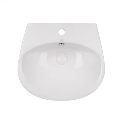Раковина підвісна моноблок Qtap Virgo 550х430х400 White з донним клапаном QT1811037GW — Photo 4