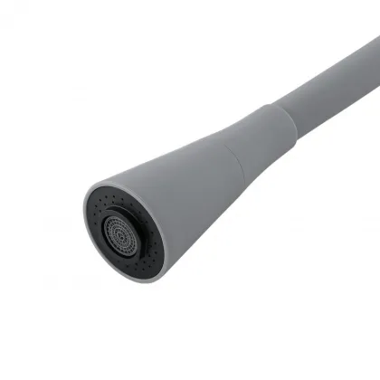 Змішувач для кухні Lidz Aria 015F31 (k35) з гнучким виливом LDARI015F31GGRP49567 Graphite/Grey — Photo 6