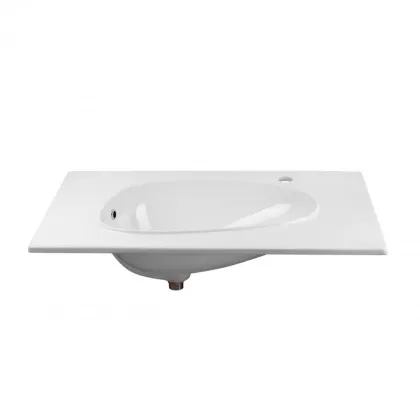 Раковина Qtap Virgo 800х480х167 White з донним клапаном QT1811FL8128BRW — Photo 3
