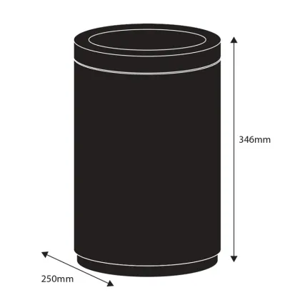 Відро для сміття сенсорне кругле KOER TC-020609-05 9 л (колір чорний) (KR5939) — Photo 1